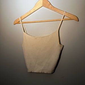 La Hearts Pacsun white ribb cami, size small